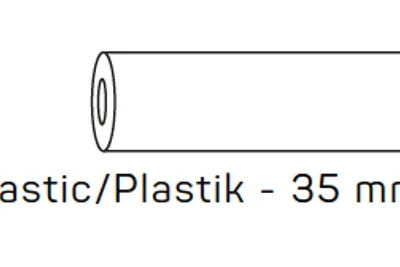 Center - 35mm plastic tube