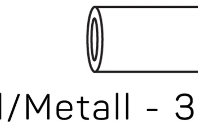 Center/Guard 38mm metalen buis