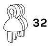 Champion - Net clips type 32