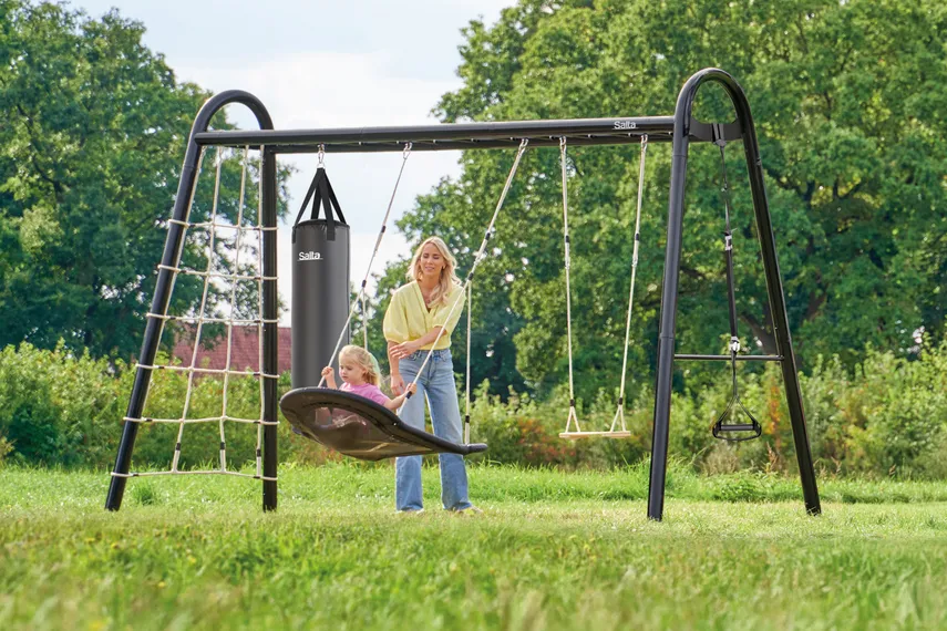 PlayPro Klettergerüst   420 cm x 155 cm XL + Set 4